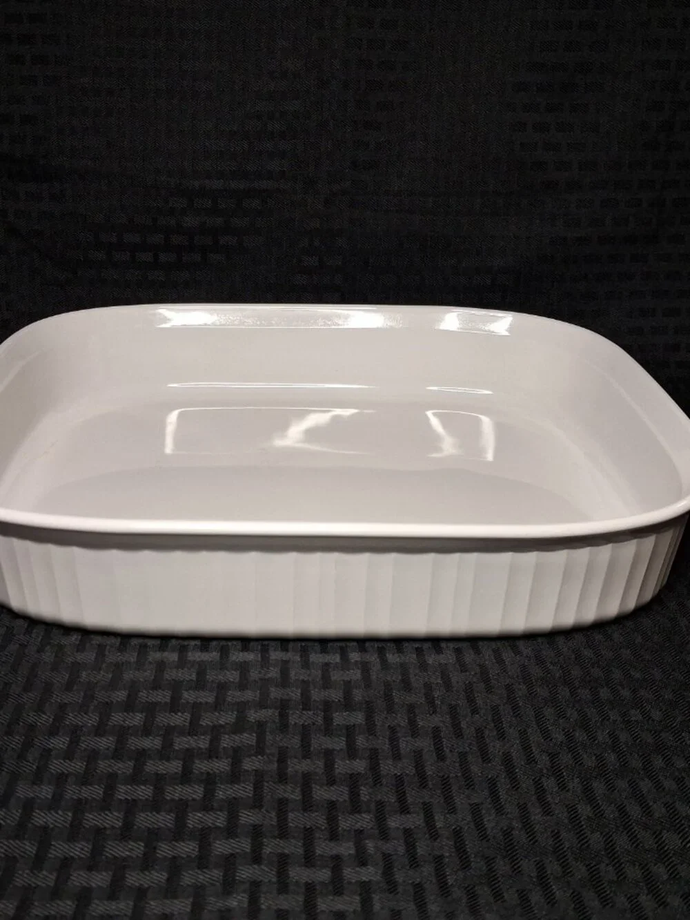 Vintage Large Corning French White F-21-B 4.5L Lasagna Casserole Pan